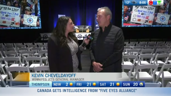 Winnipeg Jets GM Kevin Cheveldayoff on Fan Fest Wi