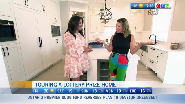 Touring a Lottery Prize Home