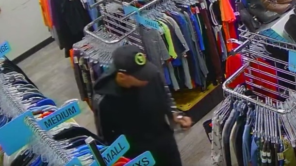 Windsor police are asking for help identifying a suspect in connection to an arson at an east Windsor department store on Sept. 13. (Source: WPS)