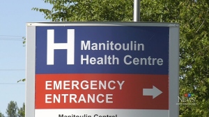 An undated file photo of the Manitoulin Health Centre's Emergency Department entrance. 