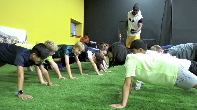 Former Elk training young athletes