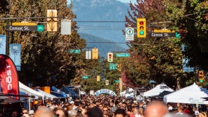 Denman Street is seen on a previous Car Free Day in this photo from the organizers' website. (carfreevancouver.org)