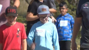 Thousands of students laced up for the Terry Fox School Run. Among those taking part was 10-year-old Easton Beatch.