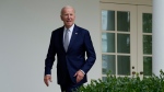 U.S. President Joe Biden leaves after speaking about gun safety on Friday, Sept. 22, 2023, from the Rose Garden of the White House in Washington. (AP Photo/Jacquelyn Martin)