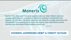 Moneris experiences debit and credit outage