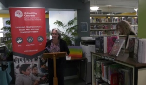 The United Way announced the allocation of more of the $1.2 million it has been asked to distribute to agencies across the northeast on Manitoulin Island Friday. (Ian Campbell/CTV News Northern Ontario)