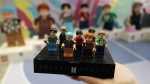 A LEGO set made of its blocks featuring K-pop band BTS, is shown during a publicity event at a store in Seoul, South Korea, on March 2, 2023. (AP Photo/Lee Jin-man, File)