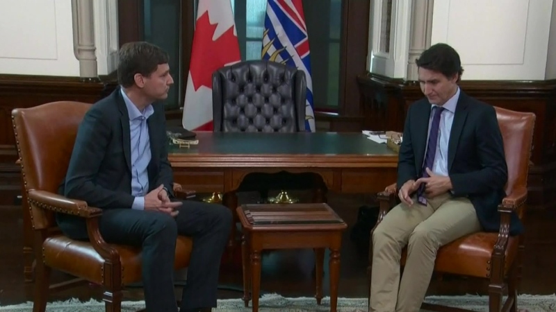 David Eby met with Prime Minister Justin Trudeau t