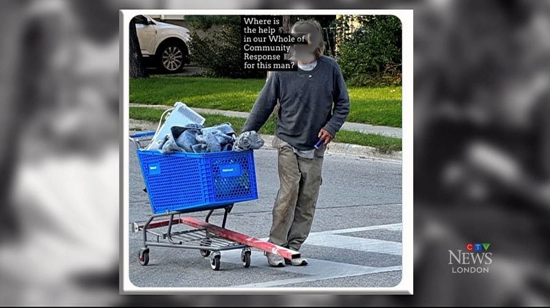 Social media photo of homeless man draws ire 
