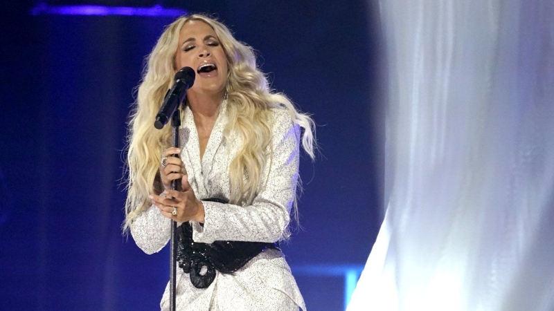 Country superstar Carrie Underwood will perform Nov. 17 as part of the Grey Cup Music Festival. Underwood performs at the CMT Music Awards on Wednesday, May 5, 2021, in Nashville, Tenn. THE CANADIAN PRESS/AP-Mark Humphrey