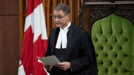 Speaker of the House of Commons Anthony Rota announces he will step down from the position in the House of Commons, Tuesday, September 26, 2023 in Ottawa. THE CANADIAN PRESS/Adrian Wyld