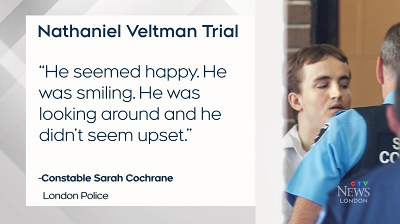 Arresting officer testifies at Veltman trial