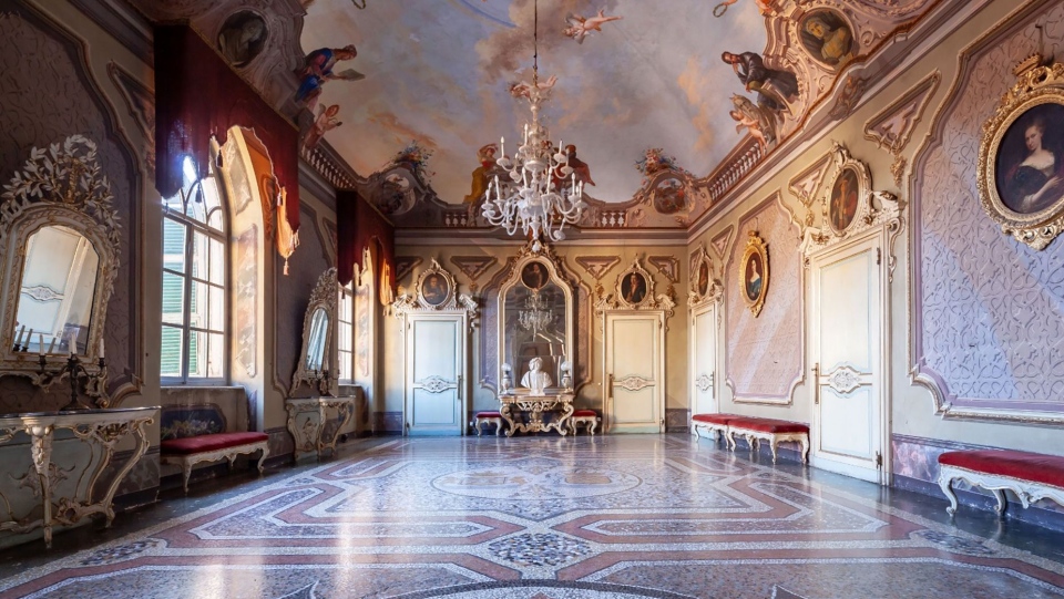 Interiors of the ballroom
