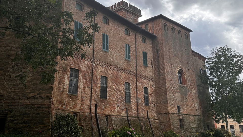 Outside of Castle Sannazzaro