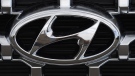 The Hyundai company logo is displayed Sunday, Sept. 12, 2021, in Littleton, Colo. Hyundai and Kia are recalling nearly 3.4 million vehicles in the U.S., Wednesday, Sept. 27, 2023, and telling owners to park them outside due to the risk of engine compartment fires. (AP Photo/David Zalubowski, File)