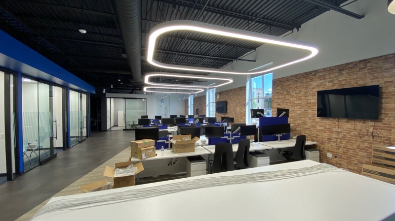 Here's a look inside our new newsroom -- we're still unpacking! (CTV Kitchener)