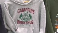 Businesses in Saskatchewan selling "bunnyhugs" are not concerned about the words "Bunny Hug" being trademarked. (Hallee Mandryk/CTV News)