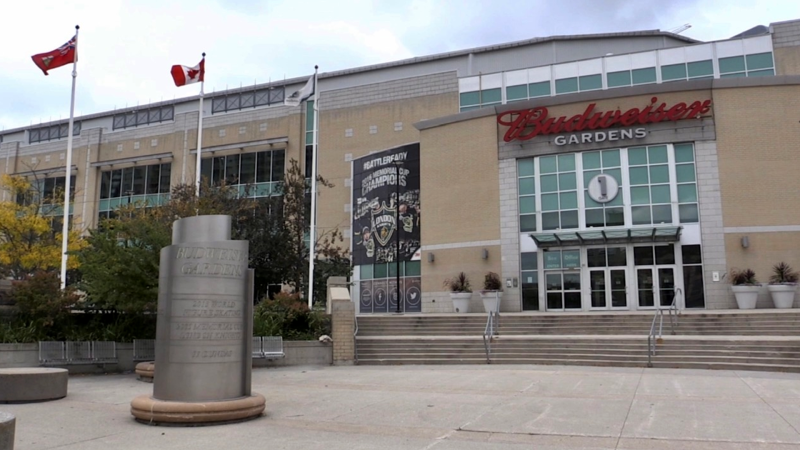 Budweiser Gardens in London, Ont. seen on Sept. 27, 2023. (Daryl Newcombe/CTV News London)
