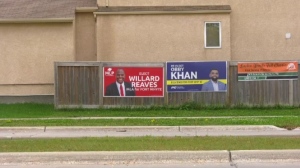 The race in Fort Whyte is seen as a battle pitting PC candidate Obby Khan against Liberal candidate Willard Reaves.