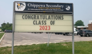 Around 3:30 p.m. on Sept. 22, North Bay Police Service received a report that someone was trying to gain entry to Chippewa Secondary School. (File)
