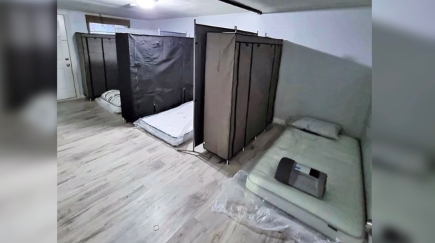 A picture from a recent rental listing in Windsor, posted to Facebook Marketplace, advertised as a six-bedroom, one-bathroom unit. (SOURCE: Fabio Costante/Facebook)