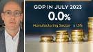 Statistics Canada has released new data about how the economy started off the third quarter, saying the country's GDP remains essentially unchanged. 