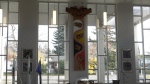 To help mark the National Day for Truth and Reconciliation, St. Francis High School unveiled a 15-foot Indigenous art piece on Friday.