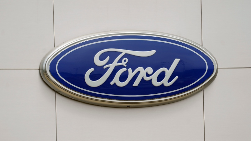 Ford Recall
FILE - A Ford logo is seen on signage at Country Ford in Graham, N.C., Tuesday, July 27, 2021. (AP Photo/Gerry Broome, File)
