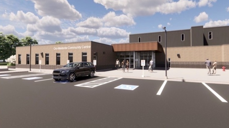 Artist rendering of a new elementary school in Oro-Medonte, Ont. (Supplied)