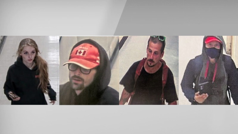 Police have released photos of the suspects who allegedly broke into Old City Hall on Sept. 10. (Toronto Police Service)