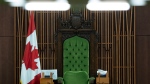 The Speakers chair is seen before the House of Commons begins session, Tuesday, September 26, 2023 in Ottawa. THE CANADIAN PRESS/Adrian Wyld