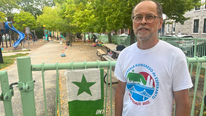 Normand Fleury has been speaking Esperanto since 1979 and helped organize the World Esperanto Conference in Montreal in 2022. (Daniel J. Rowe/CTV News)