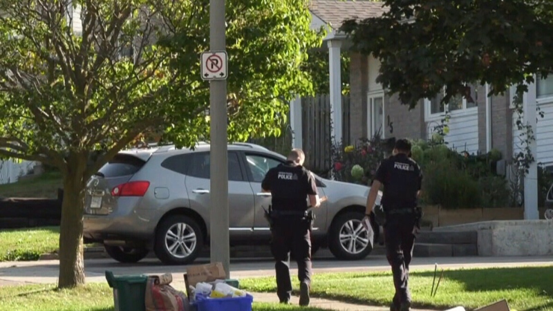 Police canvass Kitchener neighbourhood