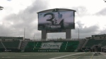 WATCH: The Riders are looking to honour George Reed’s legacy at their next game on Saturday.