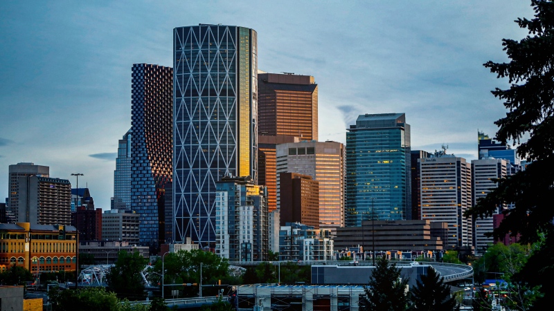 Calgary's skyline is seen in this undated image. (Patrick Dun/Pexels)