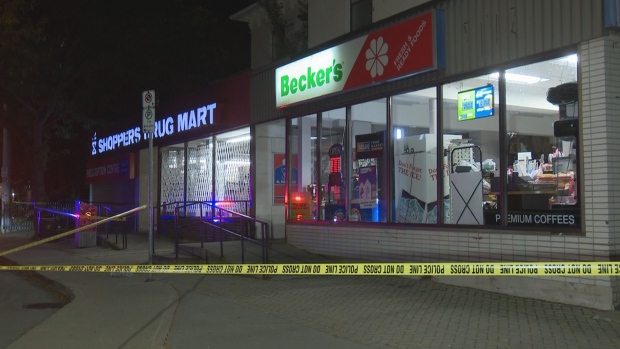 One man has died after a shooting in Hamilton on Tuesday night. (David Ritchie/ CP24) 