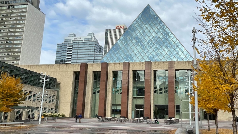 Edmonton City Hall on Oct. 11, 2023. (Amanda Anderson/CTV News Edmonton)