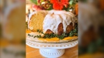 Orange Almond Olive Oil Pound Cake. (CJ Katz) 
