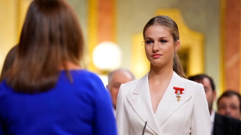 On her 18th birthday, Spain's Princess Leonor takes another step towards eventually becoming queen