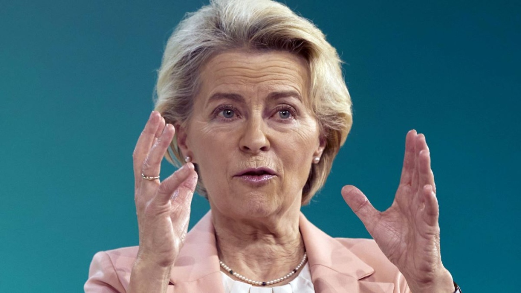 EU president, Ursula von der Leyen 