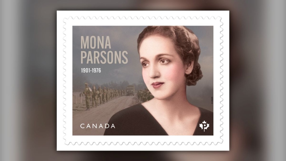 Mona Parsons stamp