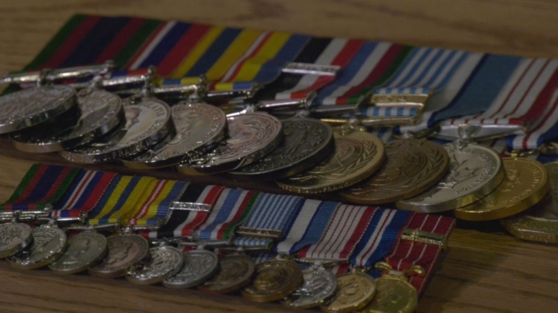 A Calgary Goodwill store is helping to properly store service medals and other items that belonged to Drumheller-born Berkeley Albert James Franklin.