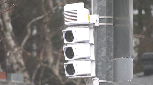New automated speed enforcement cameras are installed in locations across the City of Barrie, Ont. (CTV News/Ian Duffy)