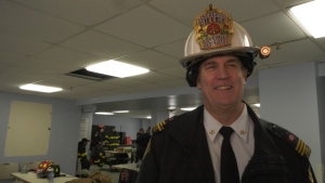 Fredericton Deputy Fire Chief Dave McKinley is pictured. (Alyson Samson/CTV Atlantic)