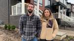 Joe Jennison and Alicia Murrell say their relationship with developer Fusion Homes quickly began to sour, not long after closing on a new build in Fusion's “Sora at The Glade” development in Guelph. (Jeff Pickel/CTV Kitchener)