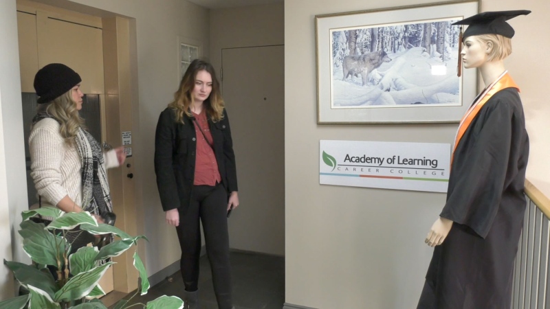 Students enrolled at one of three Alberta locations of the Academy of Learning who said last week that its been months since they've been able to attend courses are now able to access their courses after a CTV News story aired last week.