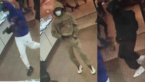 Waterloo regional police are looking to identify the people in these images in connection to a jewelry store robbery at Farview Park Mall. (Source: Waterloo Regional Police Service)