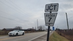County Road 7 in Essex County, Ont., on Monday, Nov. 27, 2023. (Sanjay Maru/CTV News Windsor)