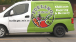 A Fueling Minds Childcare Catering & Delivery van is seen in this undated photo. 