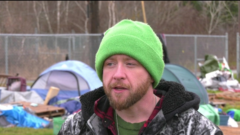 Some people living at a Halifax-area homeless enca